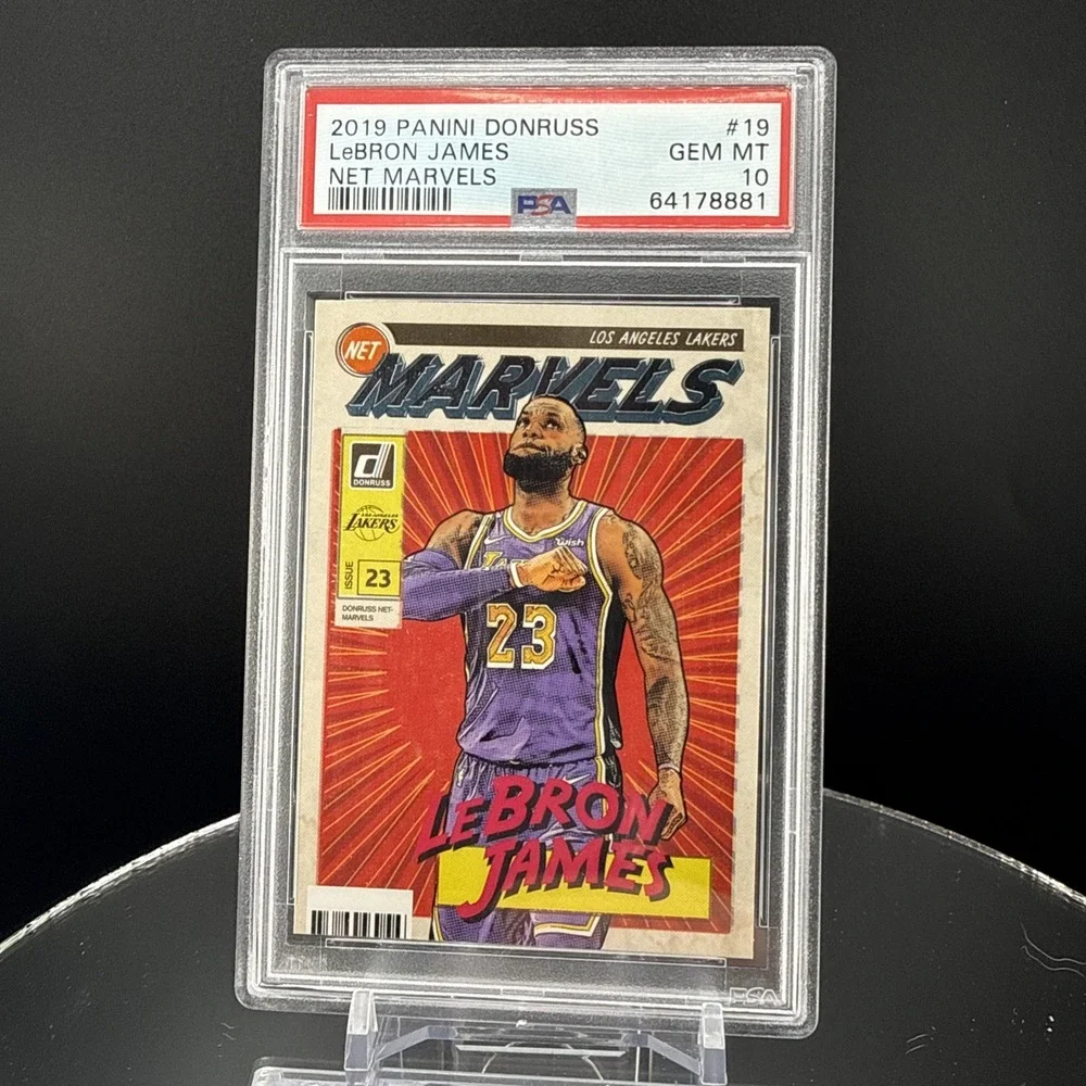 2019-20 Panini Donruss - Net Marvels LeBron James #19 PSA 10 Gem Mt